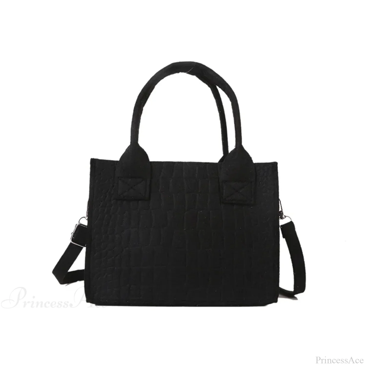 Felt Mini Tote Autumn Winter Small Square Handbag - Image 7