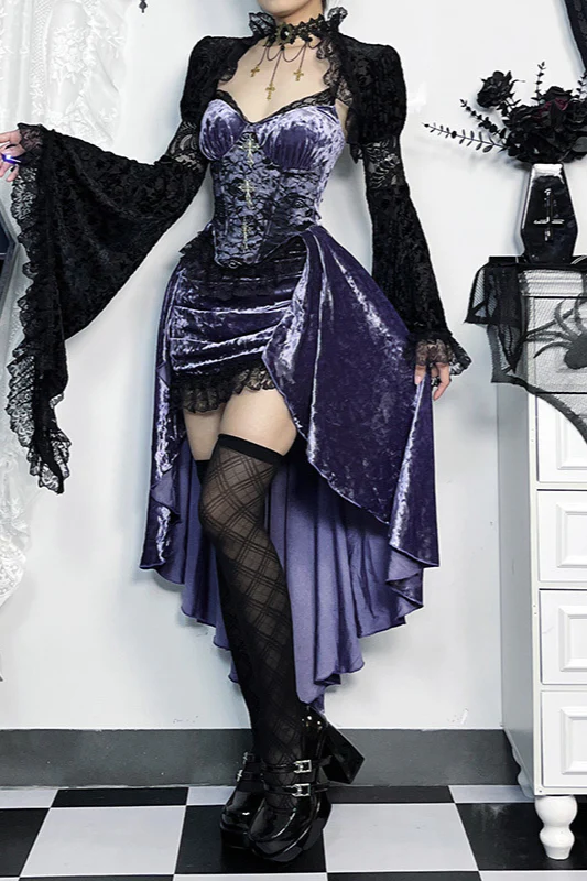 Fishtail Bodycon Gothic Dress