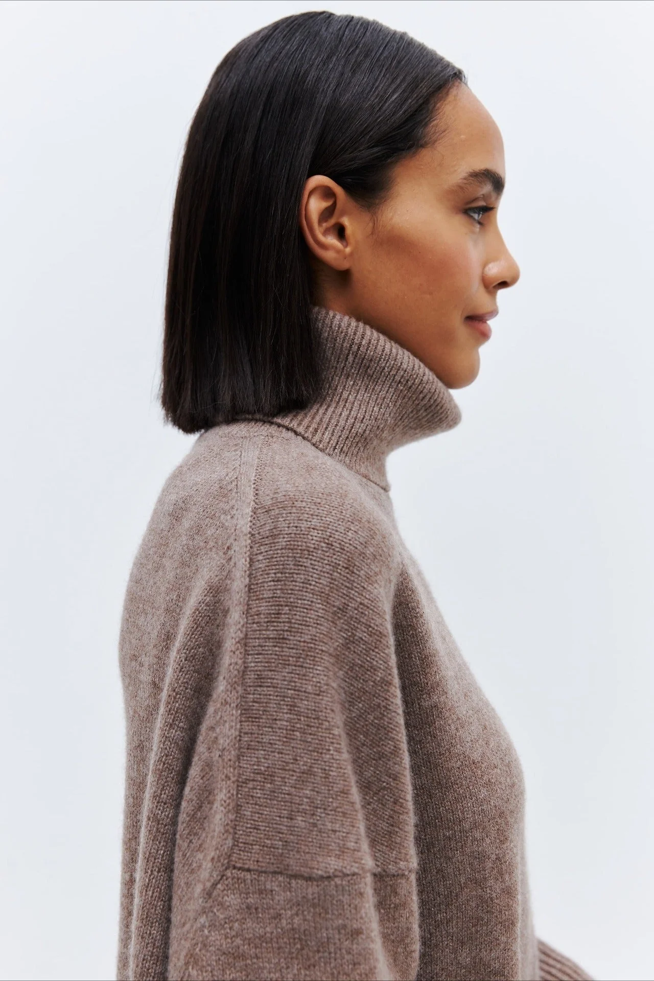 Anti-Pilling Loose Turtleneck Sweater - Image 47
