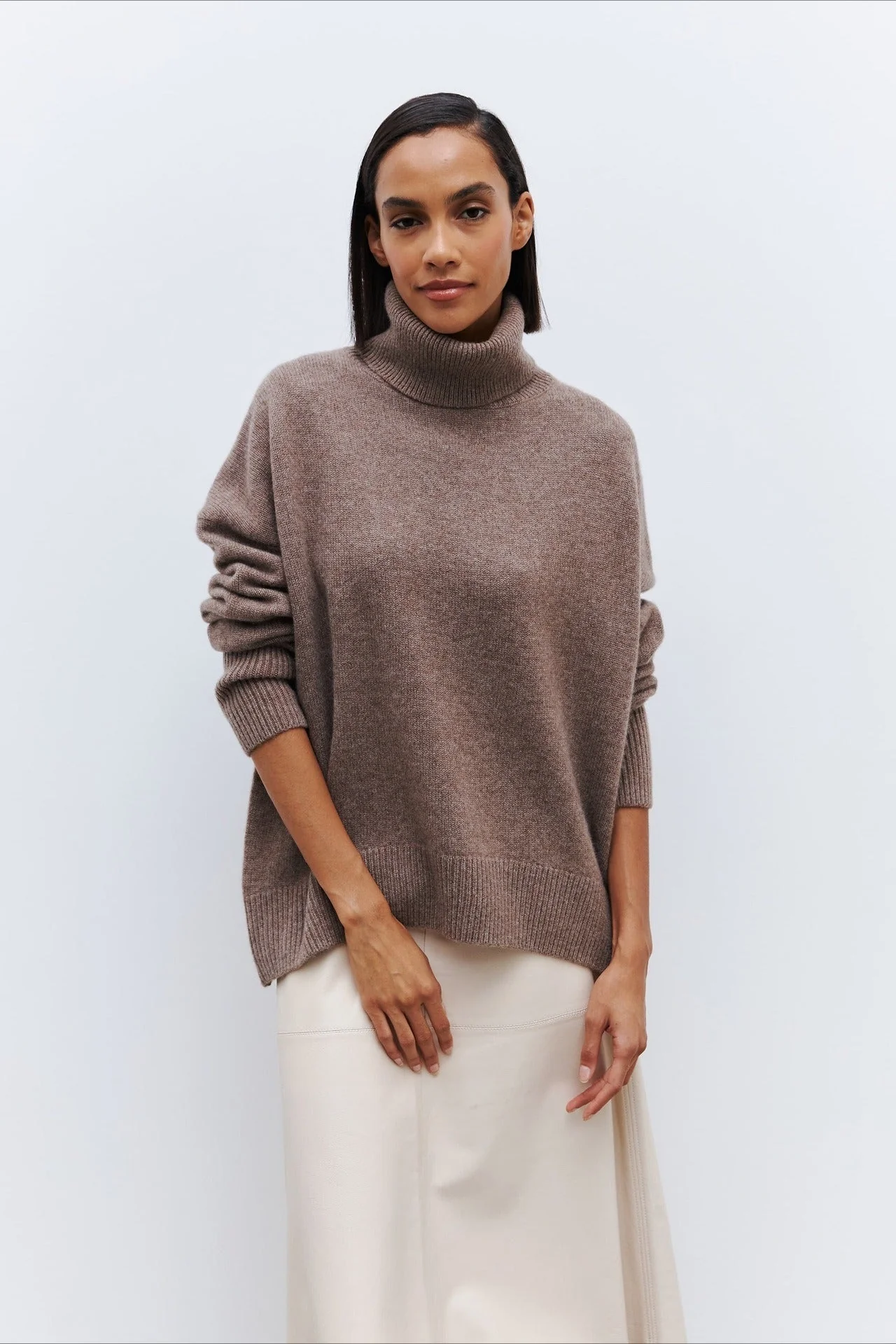 Anti-Pilling Loose Turtleneck Sweater - Image 8