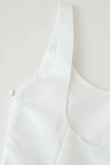 Bow Spaghetti Strap Party Cocktail Dress - Image 6