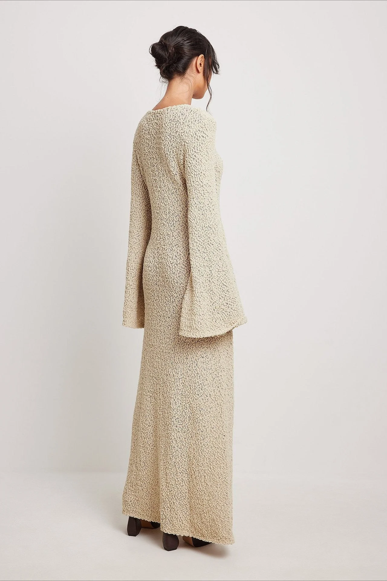 Casual Solid Maxi Sweater Dress - Image 5