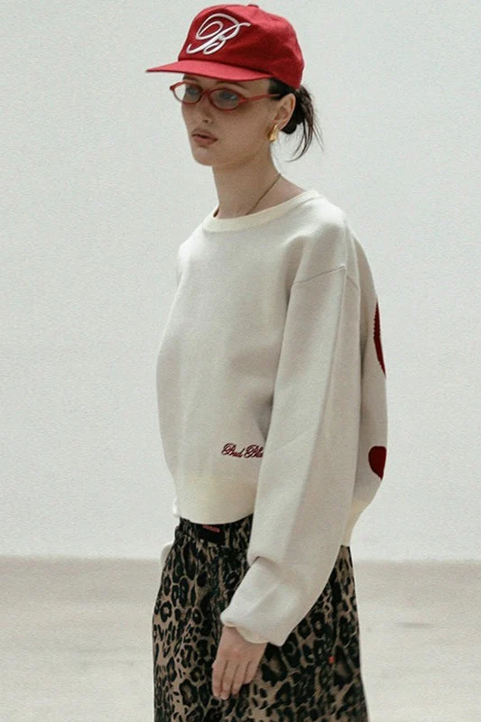 Casual Vintage Crew Neck Sweater - Image 16