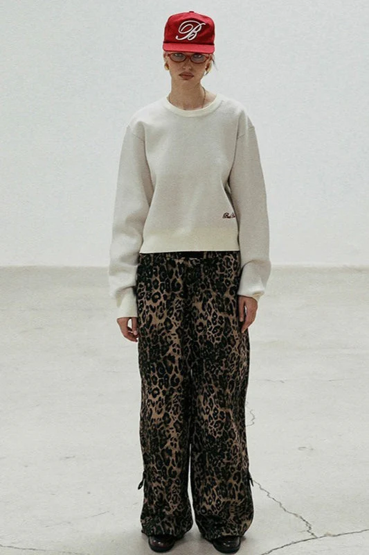 Casual Vintage Crew Neck Sweater - Image 17