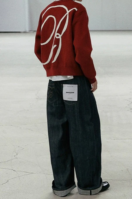 Casual Vintage Crew Neck Sweater - Image 24