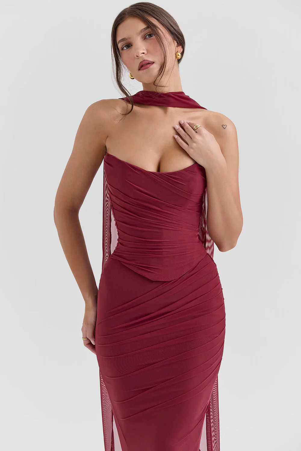Corset Style Bodycon Formal Dress - Image 9