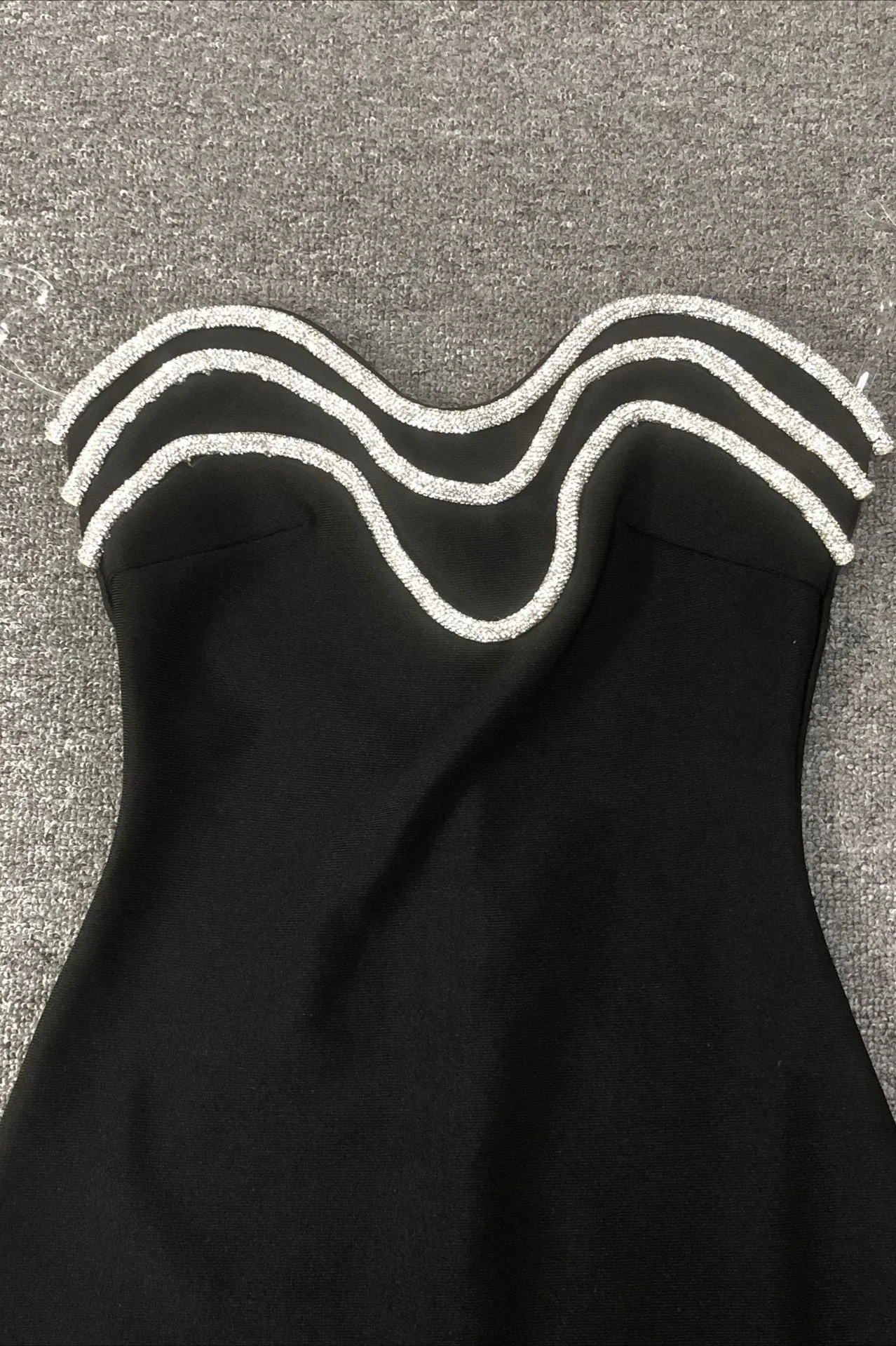 Crystal Trim Gown Formal Dress - Image 8