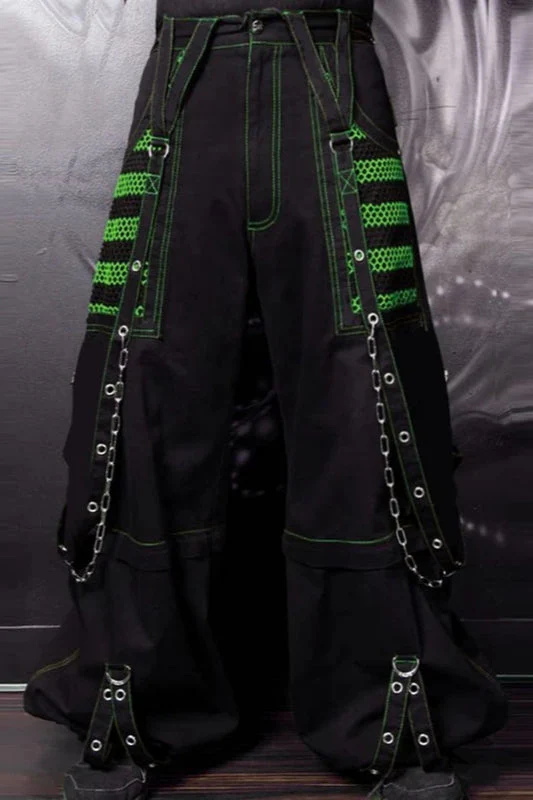 Gothic Wide Leg Cargo Jeans - Image 7