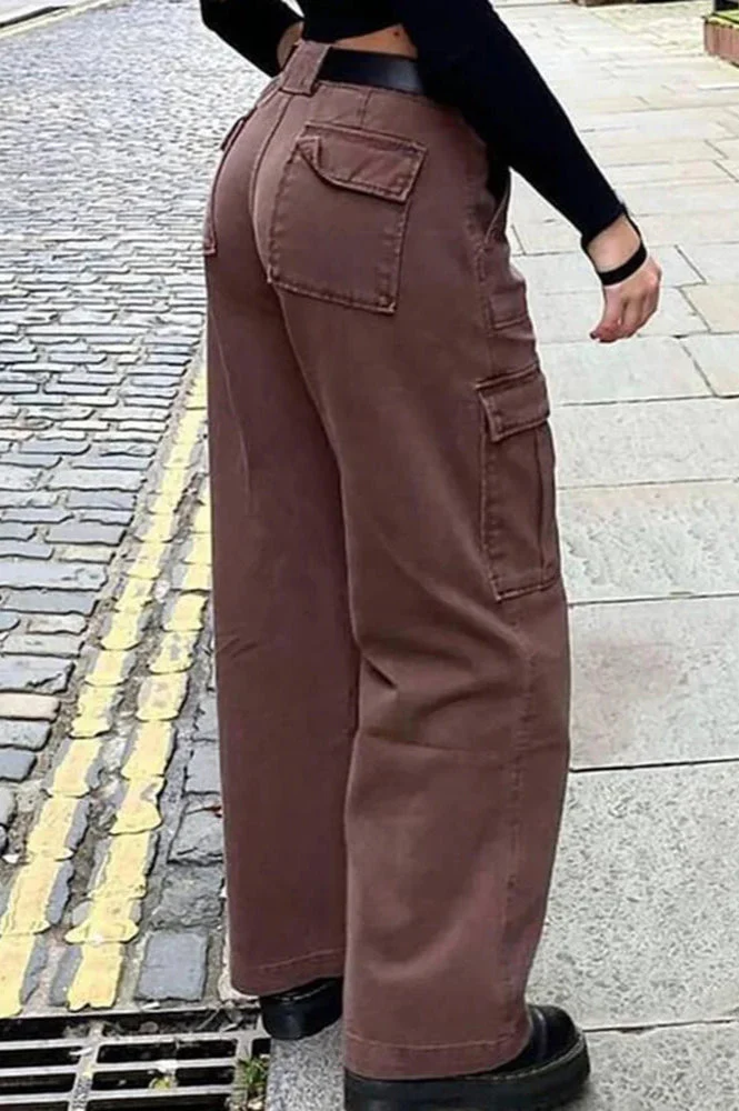 High Waist Loose Denim Jeans - Image 12