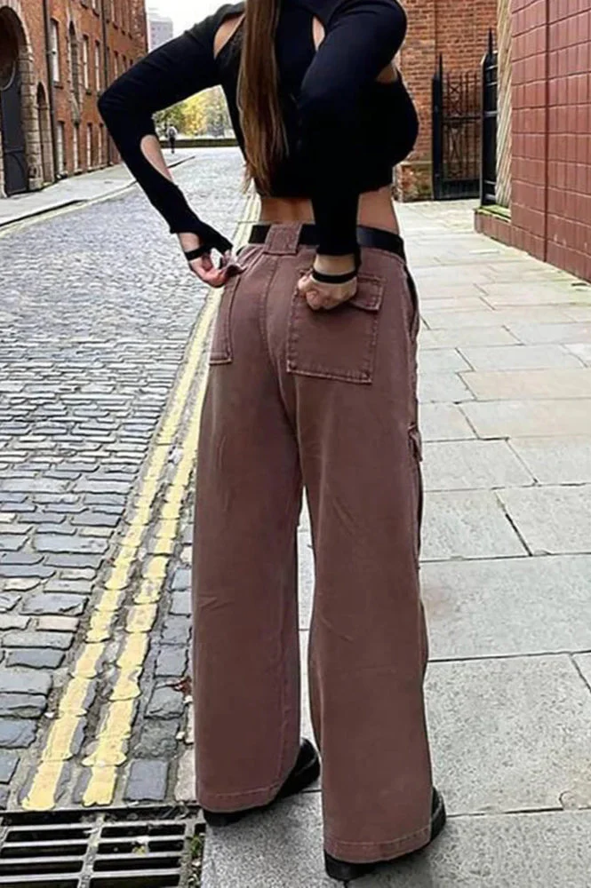 High Waist Loose Denim Jeans - Image 2