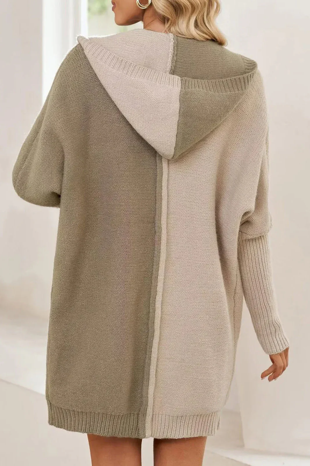 Lantern Sleeve Knit Cardigan - Image 5