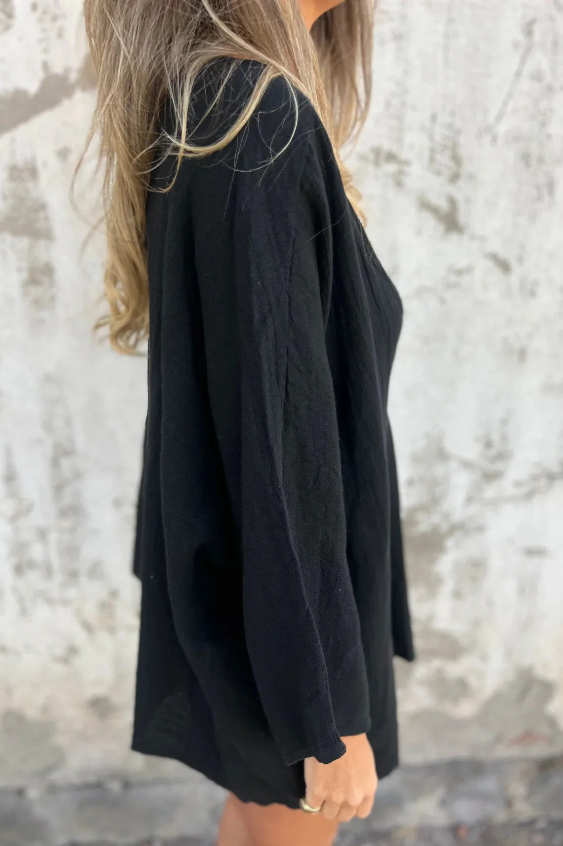 Loose Fit V Neck Long Sleeve Cardigan - Image 24