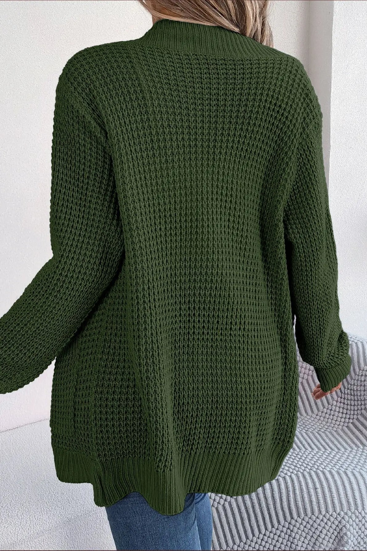 Loose Knit Pocket Cardigan - Image 13