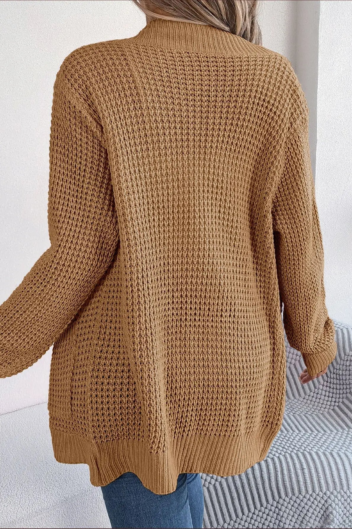 Loose Knit Pocket Cardigan - Image 22
