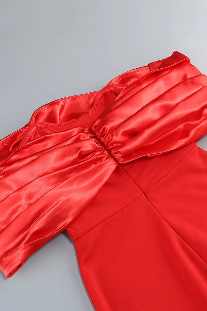 Ruched Bustier Bodycon Formal Dress - Image 10