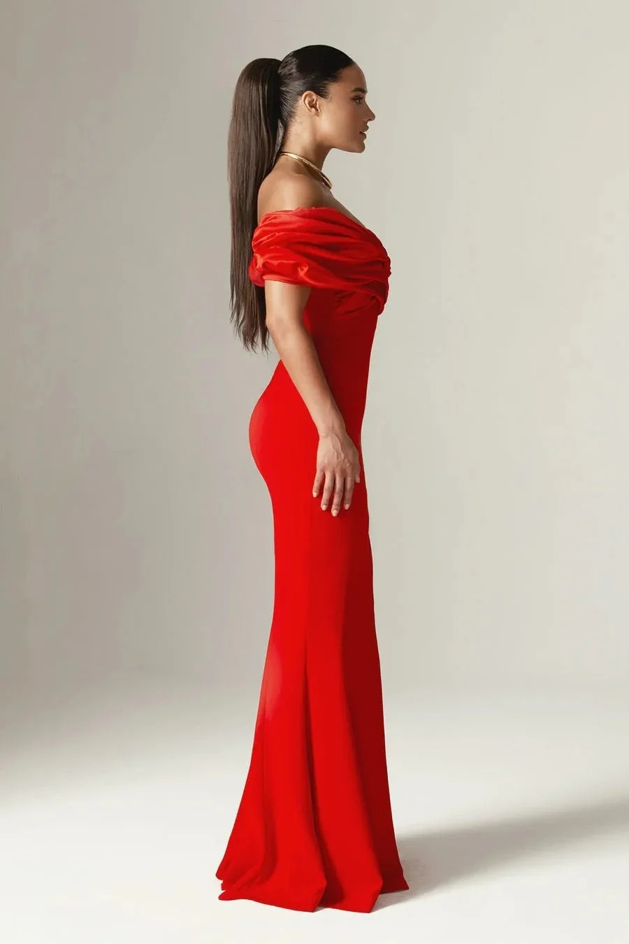 Ruched Bustier Bodycon Formal Dress - Image 2