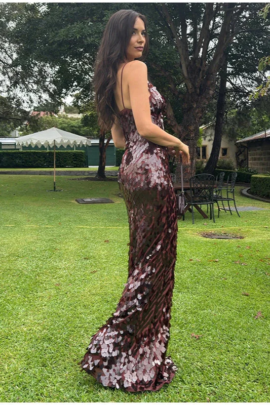 Sequin Hollow Out Boho Dress - Image 5