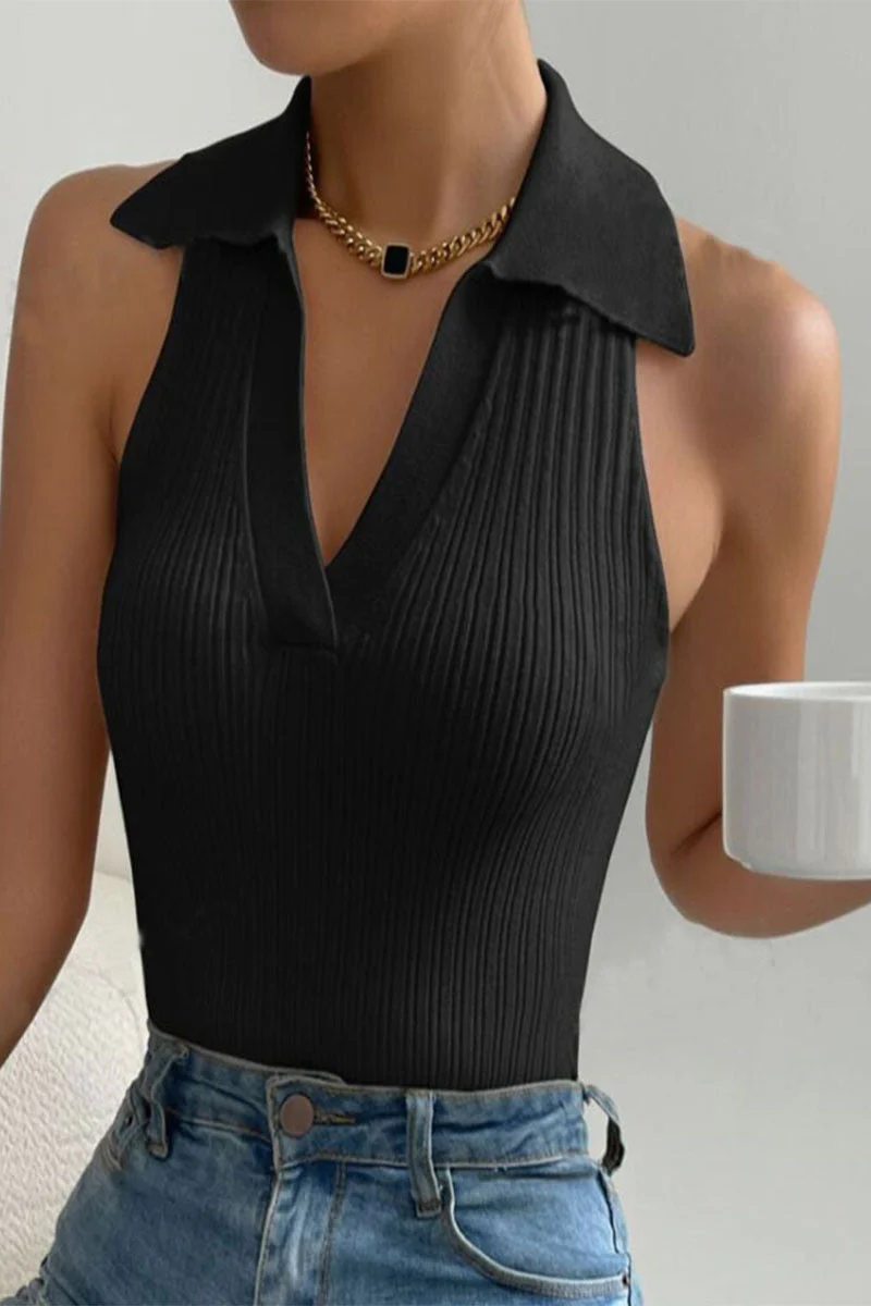 Sleeveless Knit Top - Image 12