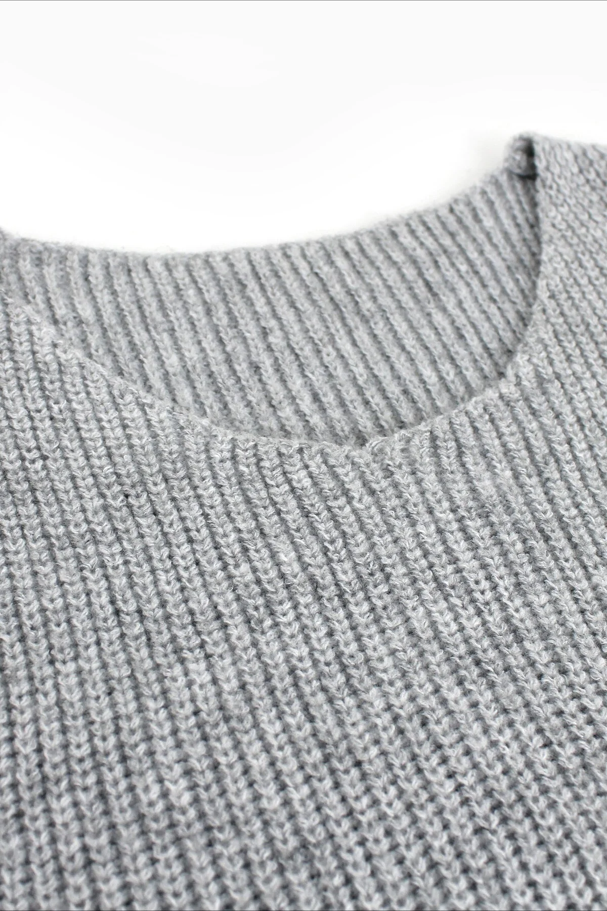 Two-Piece Knit Sweater Vest & Cardigan Dress Sweater Dress - Image 4