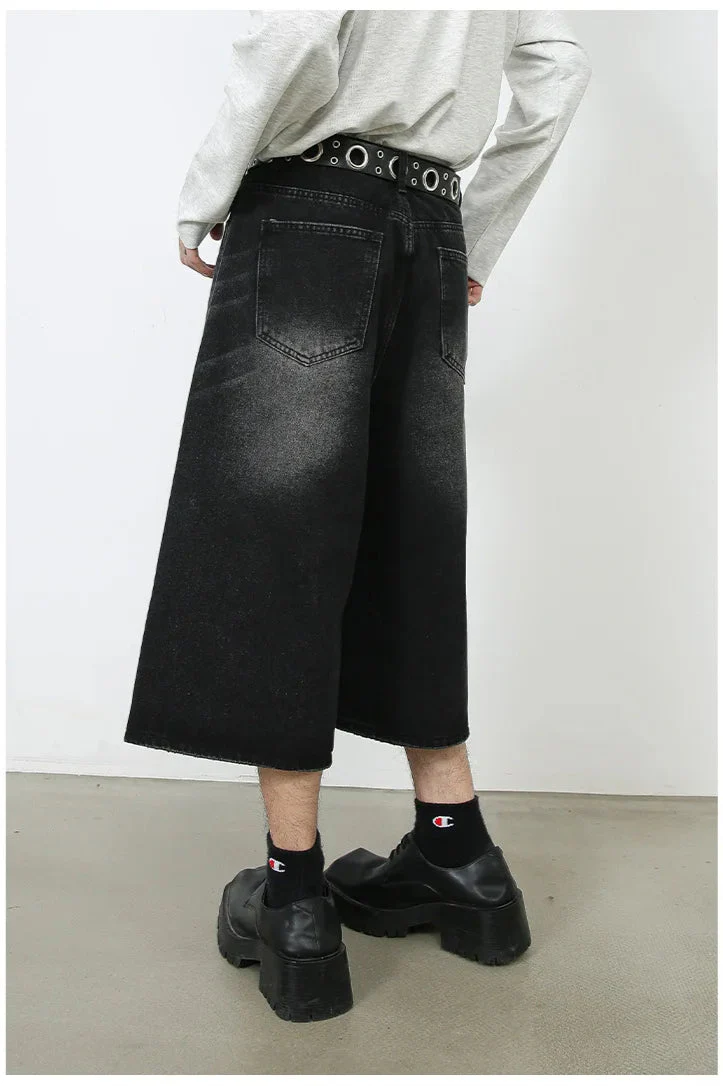 Vintage Y2K Loose Cropped Jeans - Image 10