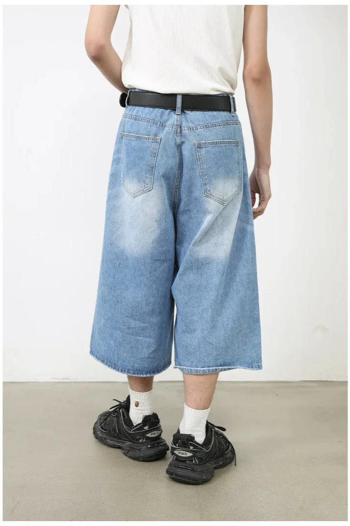 Vintage Y2K Loose Cropped Jeans - Image 30