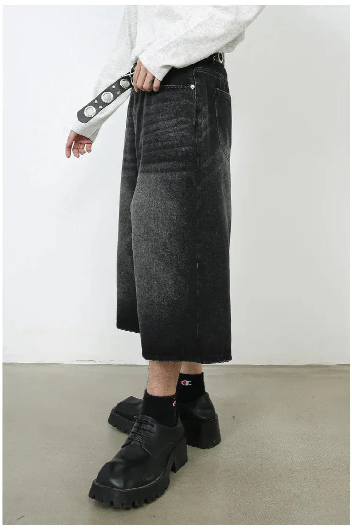Vintage Y2K Loose Cropped Jeans - Image 35