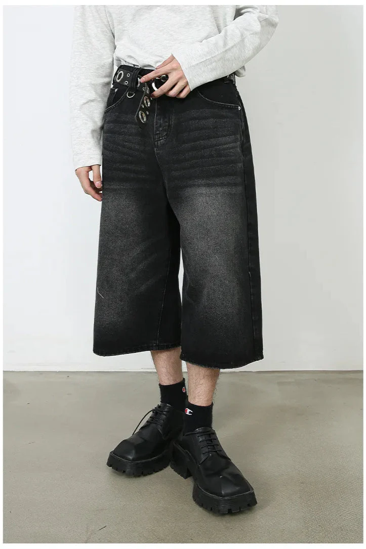 Vintage Y2K Loose Cropped Jeans - Image 37