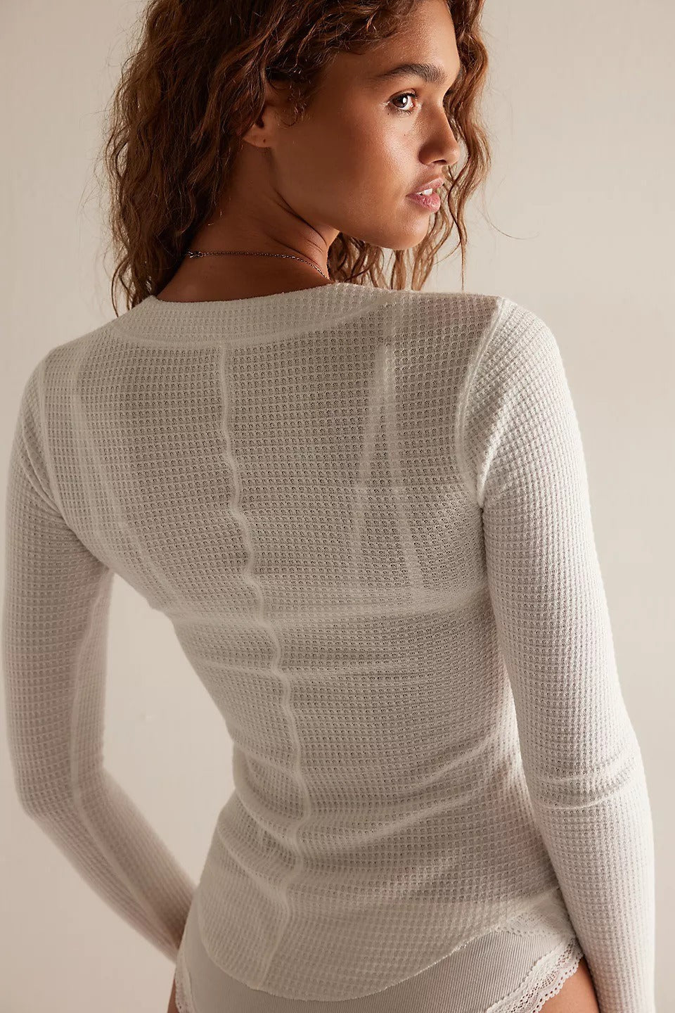 Waffle Knit Cardigan - Image 7