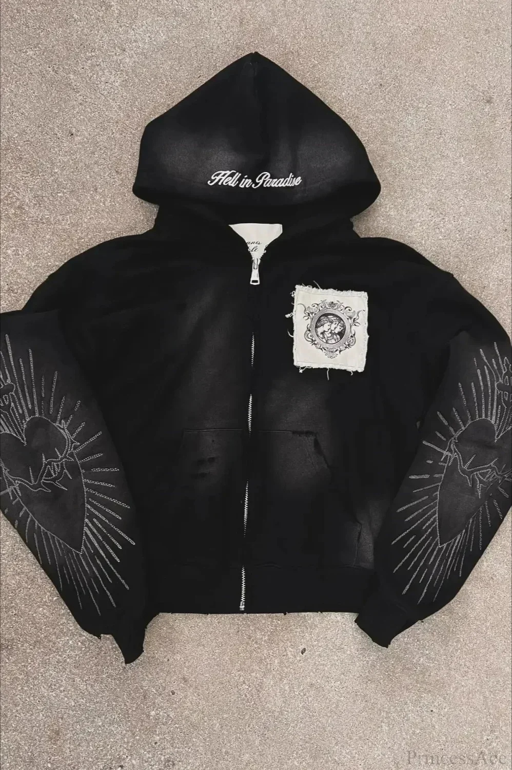 Flash Diamond Oversized Hoodie - Image 10