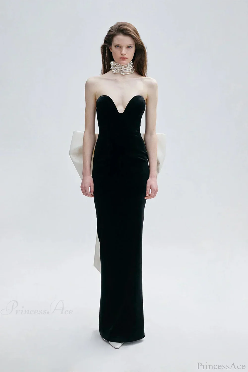 Floor-Length Backless Sequin Prom Dress - Image 3