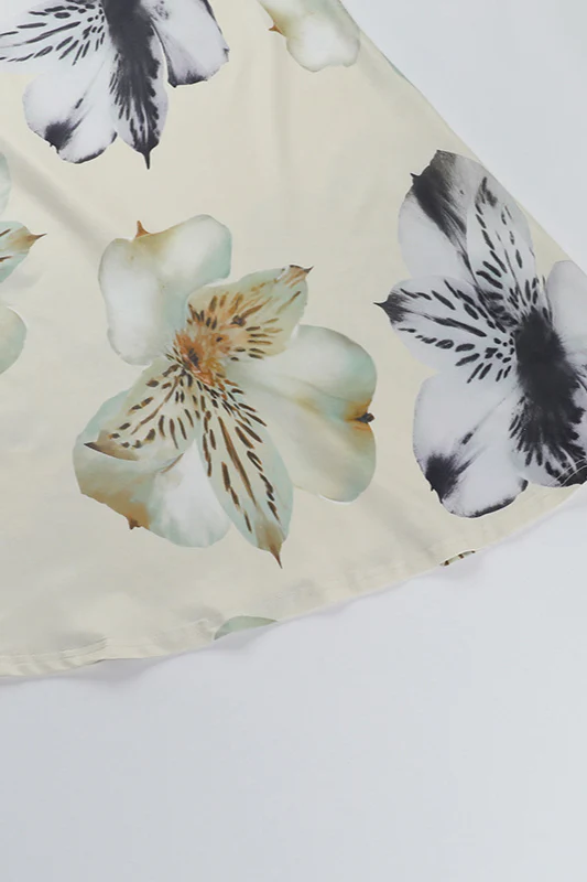 Floral Backless Vacation Cami Party Dress - Image 9