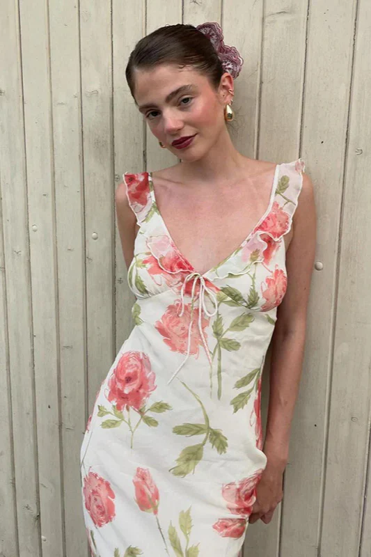 Floral Cami A-Line Maxi Dress - Image 6