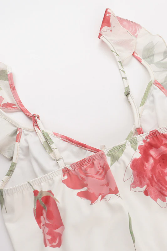 Floral Cami French Style Party Dress - Image 17