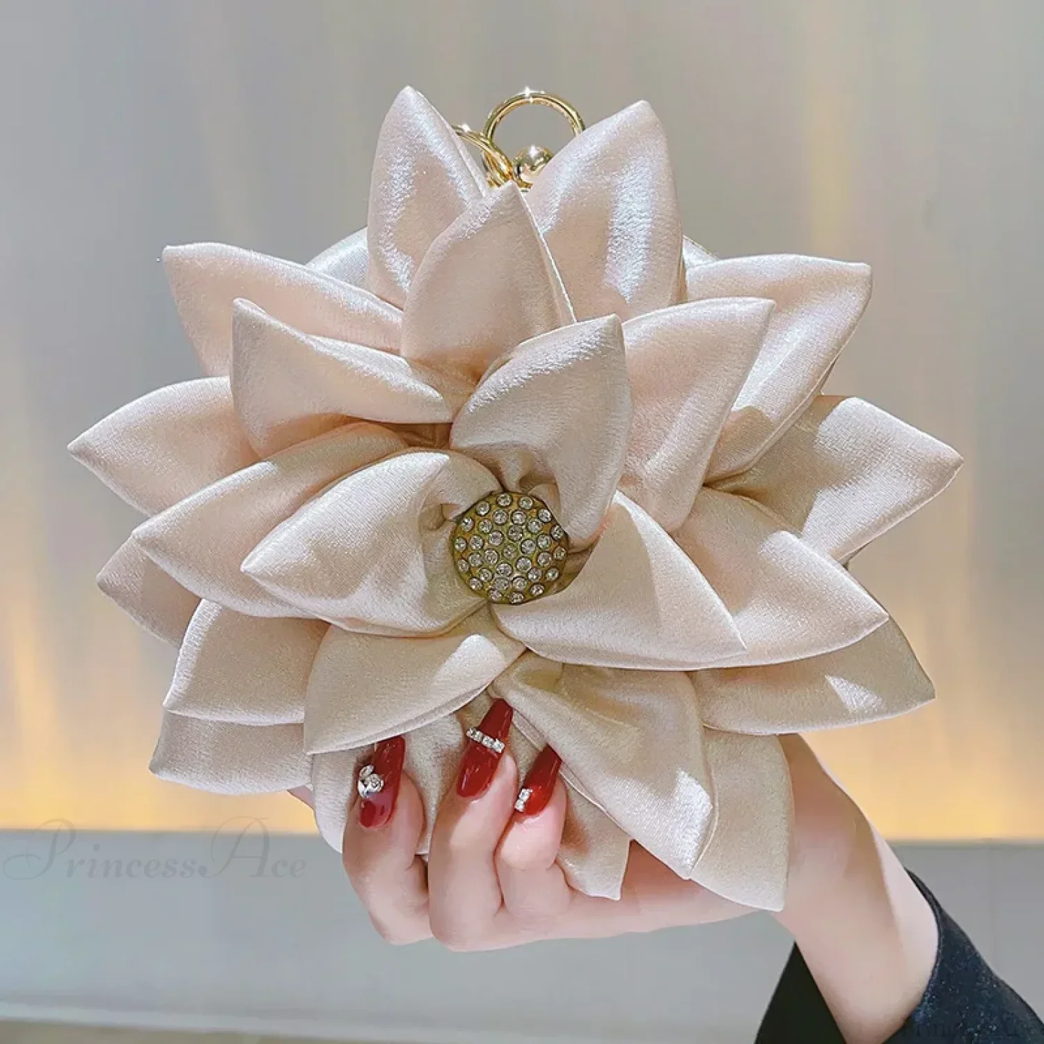 Floral Champagne Tote Wristlet - Image 2