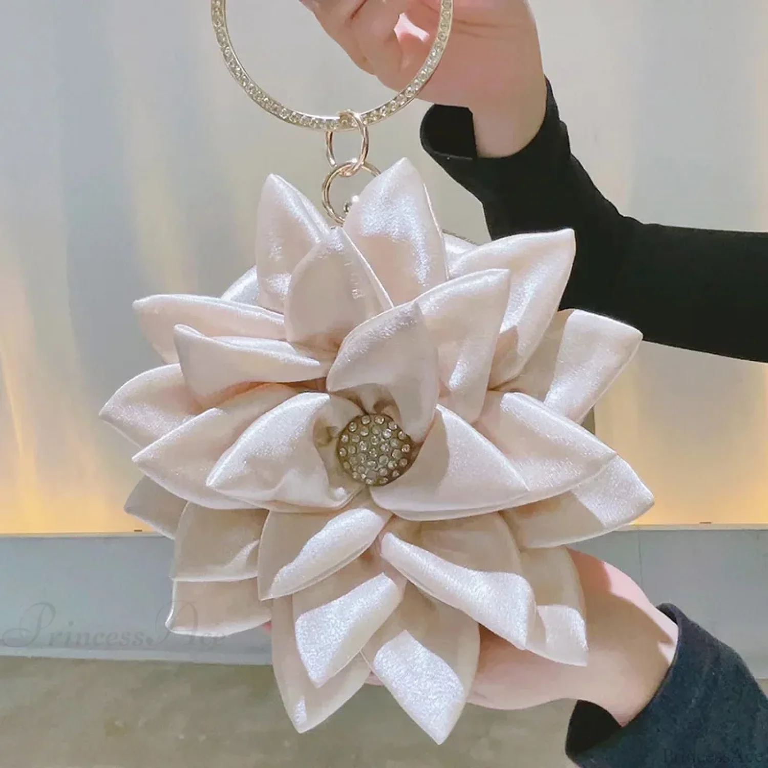 Floral Champagne Tote Wristlet - Image 3