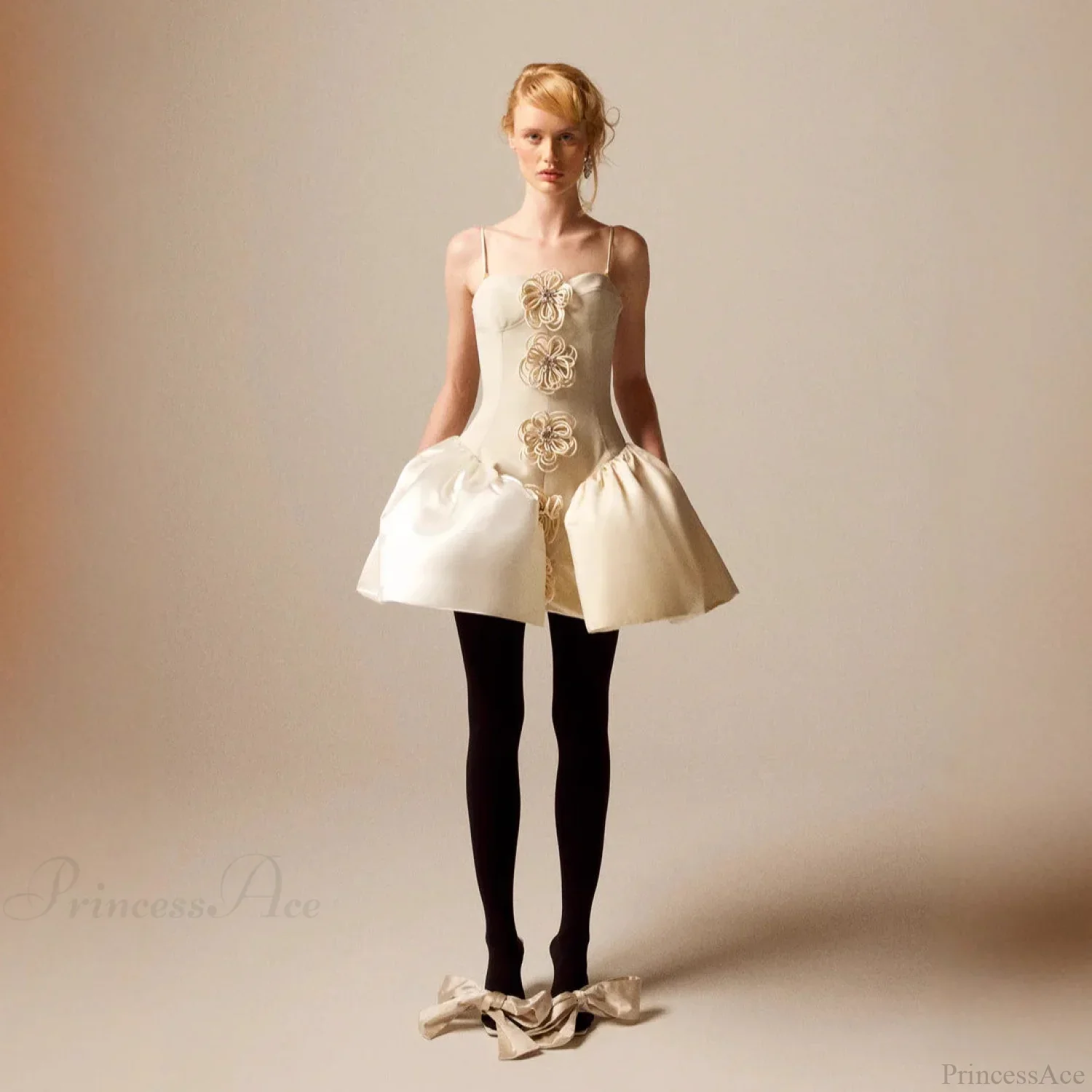 Floral Lace Bandage Prom Dress for Birthday Party - Image 2