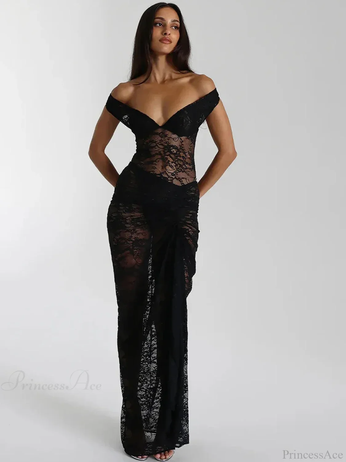 Floral Lace Skirt Suit Vacation Two Piece Set - Image 4