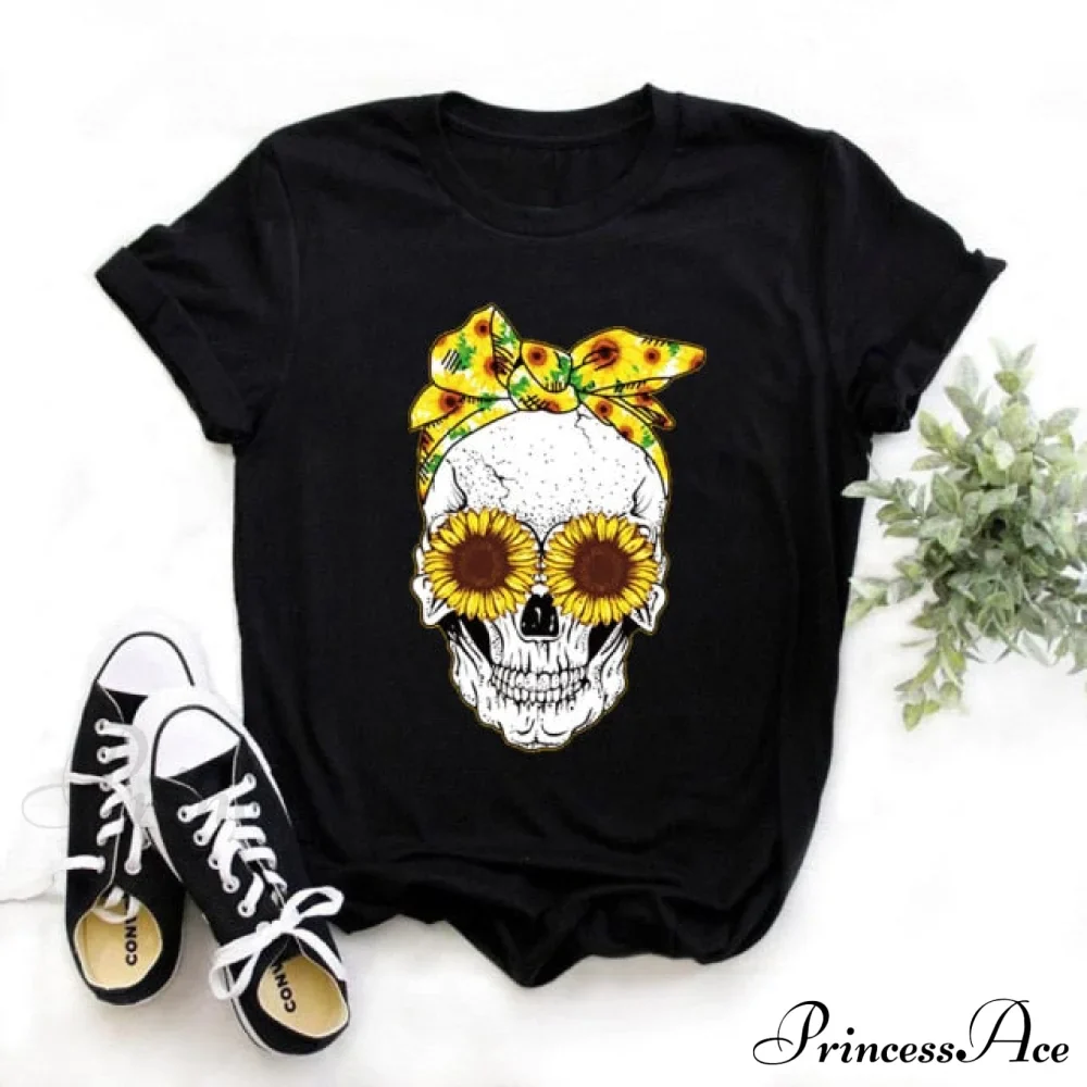 Floral Print Casual Tee - Image 24