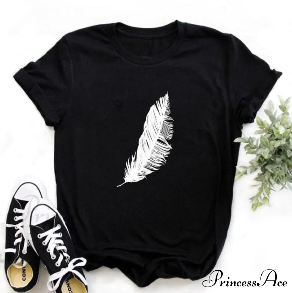 Floral Print Casual Tee - Image 26