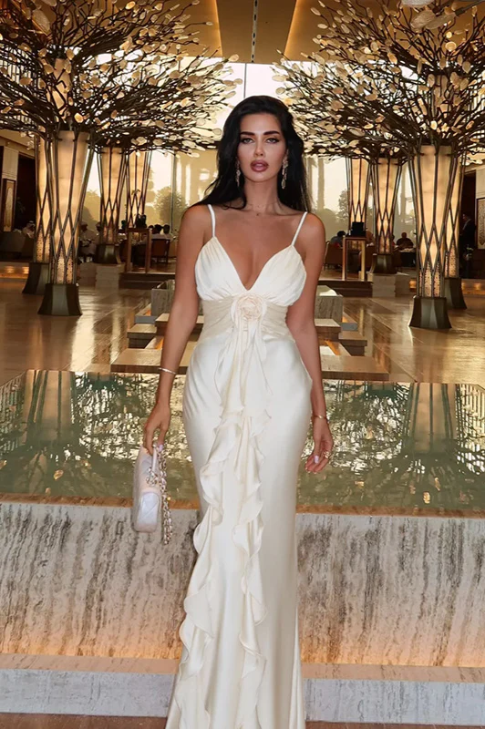 Floral Satin Slip Maxi Dress - Image 2