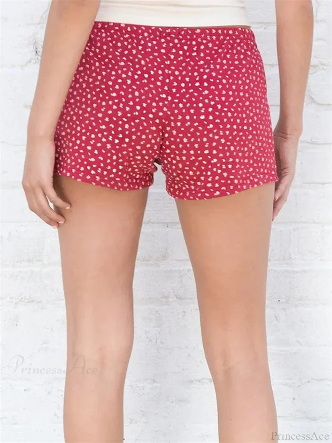 Floral Striped Button Party Short - Image 4