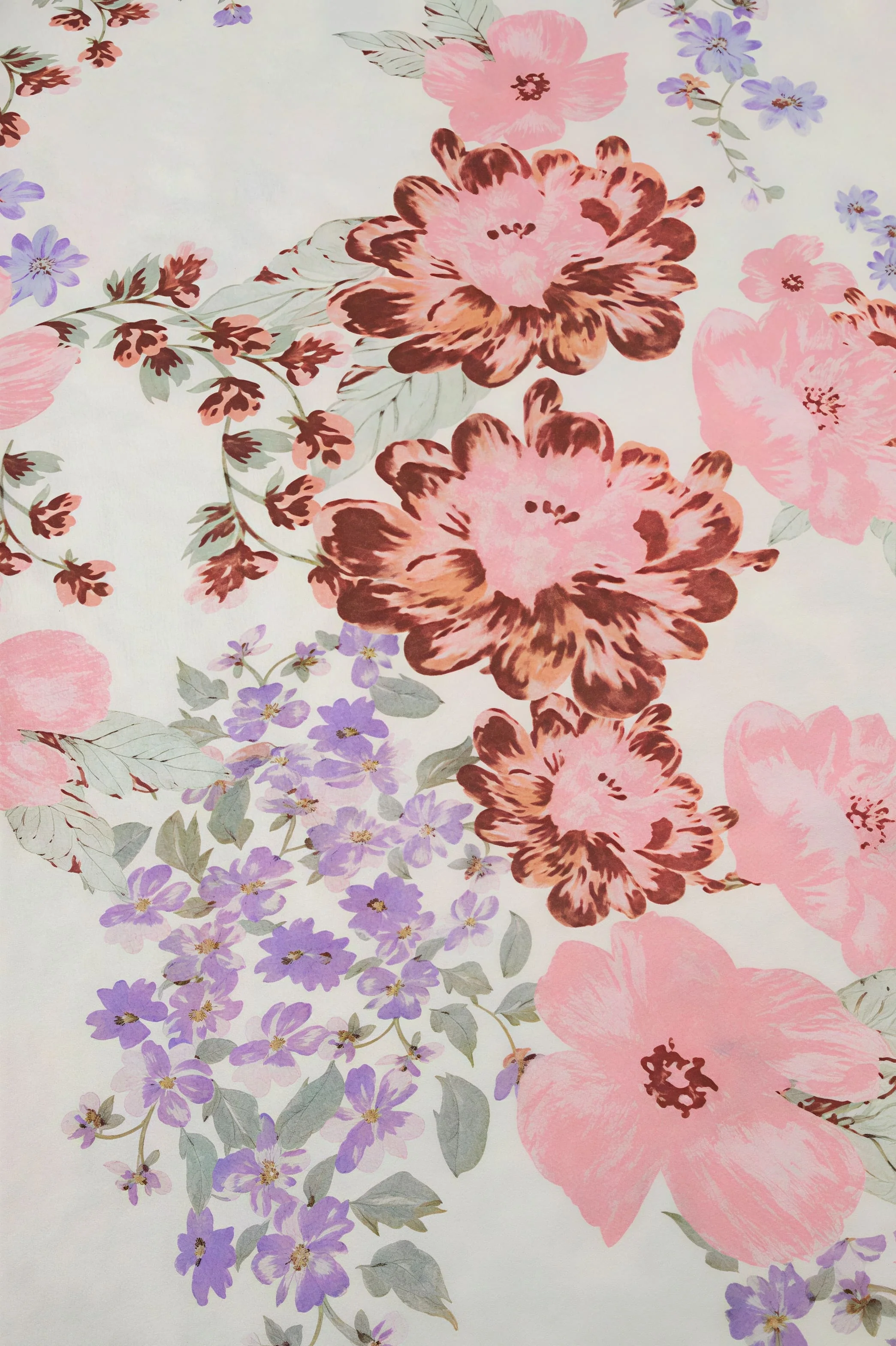 Flower Print Lace Trim Backless Floral Dress - Image 7