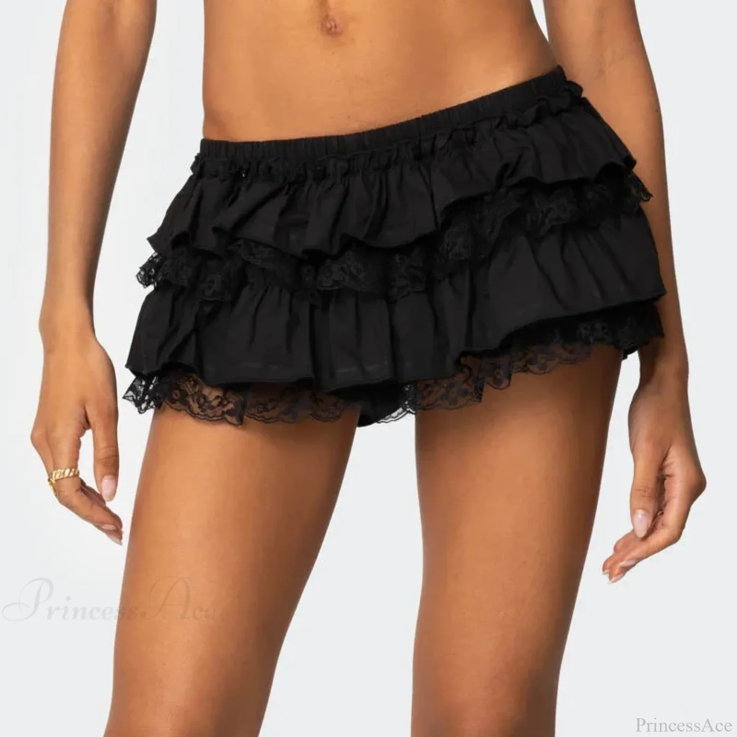 Flowy Ruffle Tiered Bloomer Skirt - Image 7