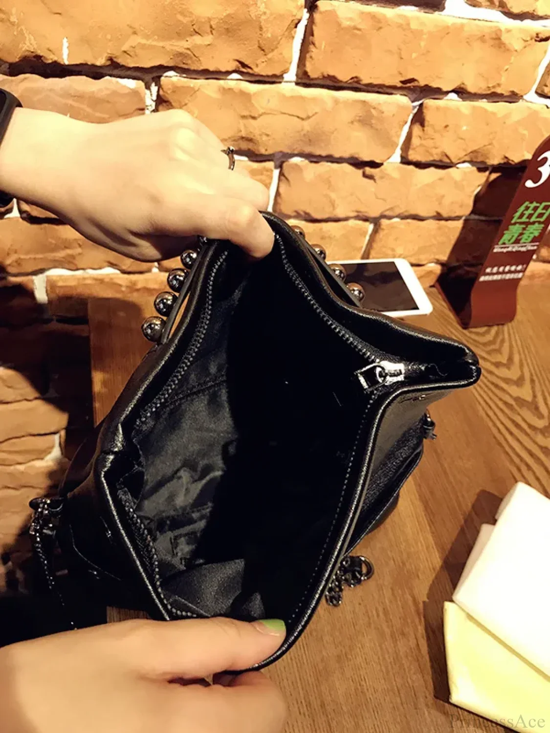 Folding Design PU Leather Clutch Wristlet - Image 5