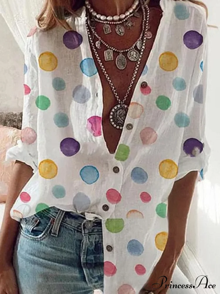 for Blouse - Long Women Loose Arm Size Large Casual Fashion Top - Image 2