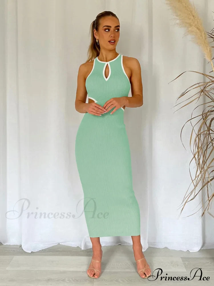 for Gown Figure-hugging Cutouts Midi Women - Image 13