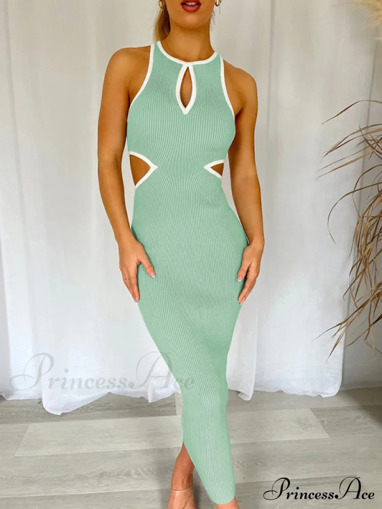for Gown Figure-hugging Cutouts Midi Women - Image 15