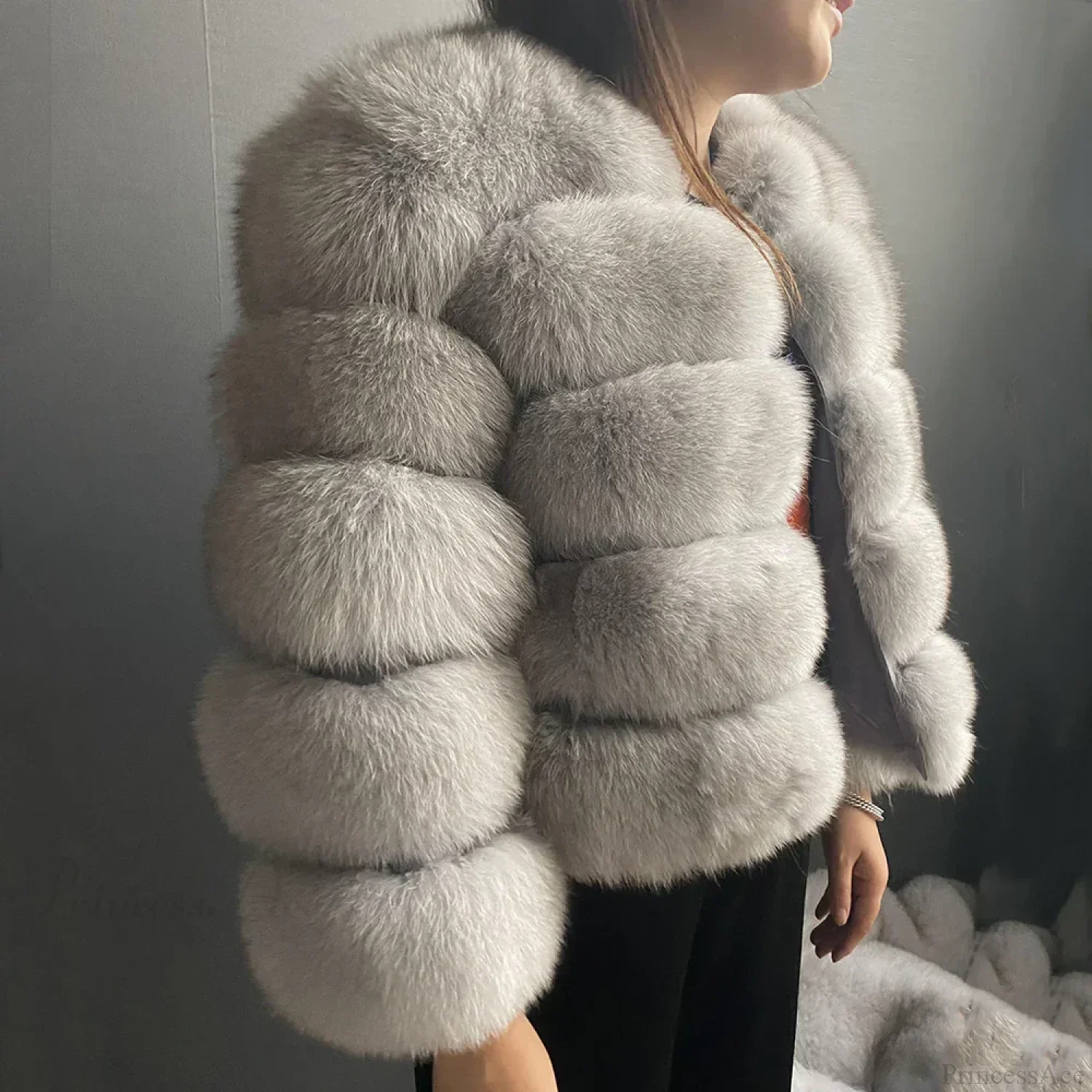 Fox Fur Winter Cold Weather Coat - Image 11