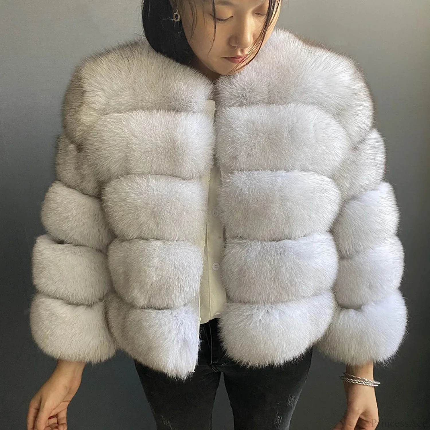 Fox Fur Winter Cold Weather Coat - Image 16