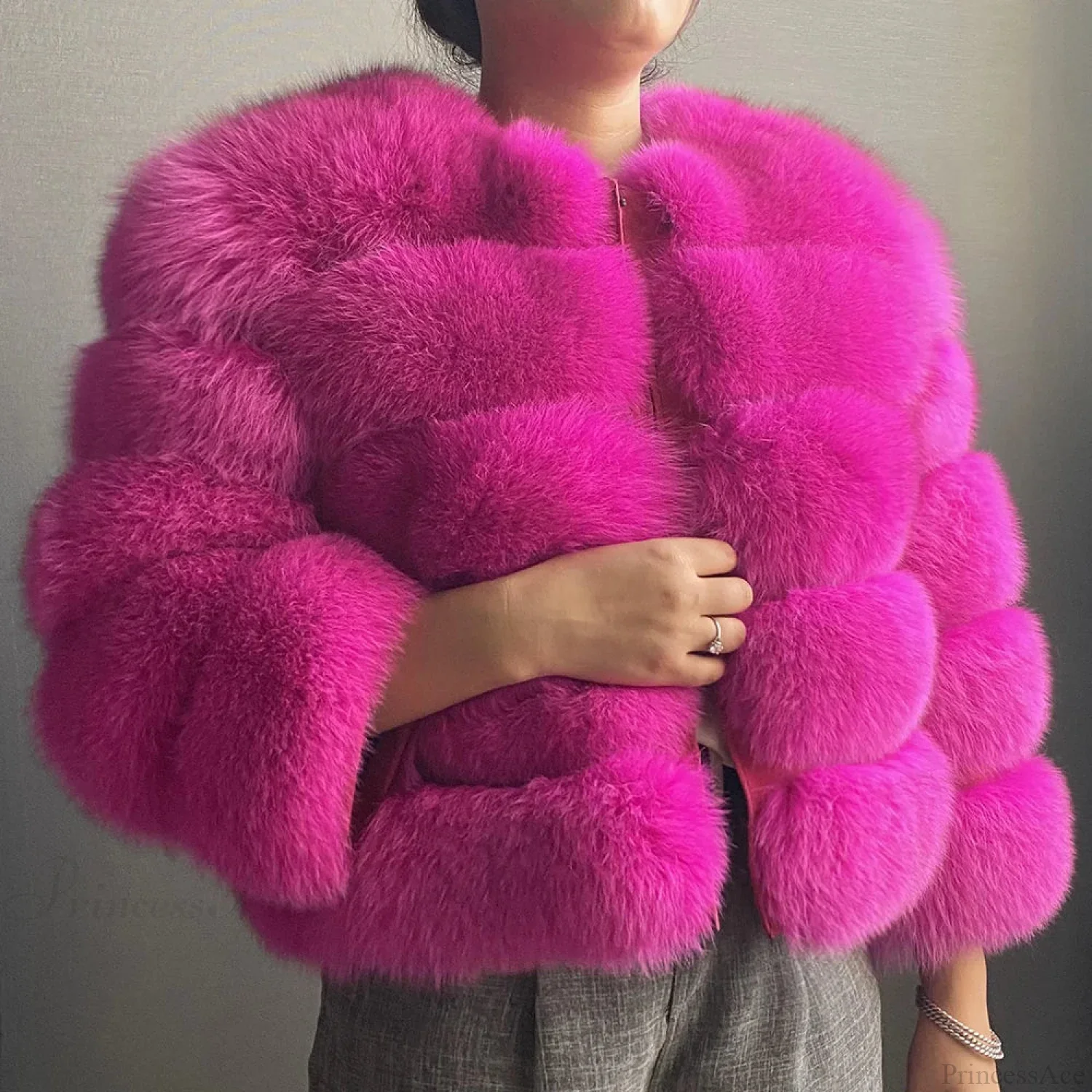 Fox Fur Winter Cold Weather Coat - Image 6